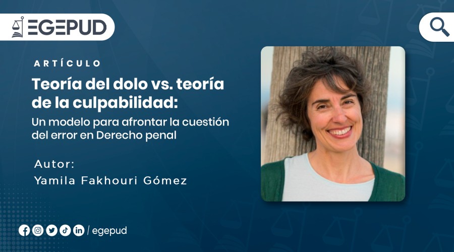 Teor A Del Dolo Vs Teor A De La Culpabilidad Un Modelo Para Afrontar