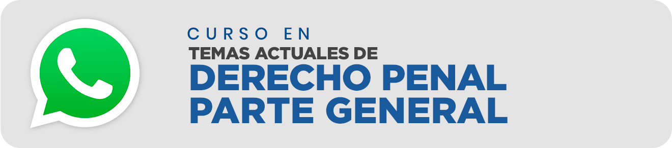 CURSO EN TEMAS ACTUALES DE DERECHO PENAL PARTE GENERAL