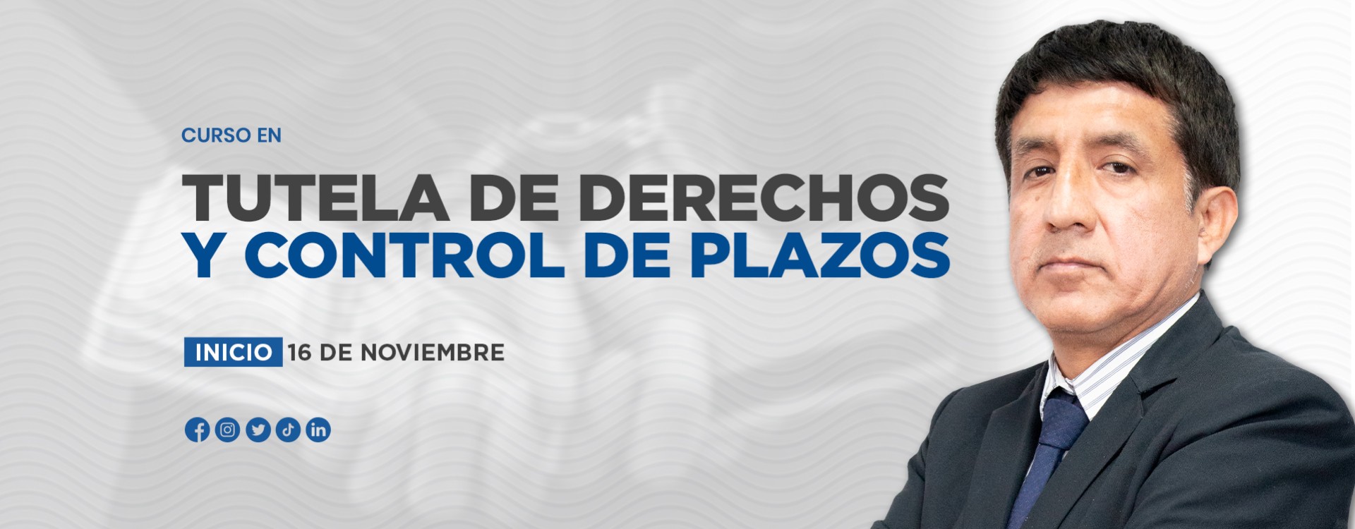 CURSO EN TUTELA DE DERECHOS Y CONTROL DE PLAZOS