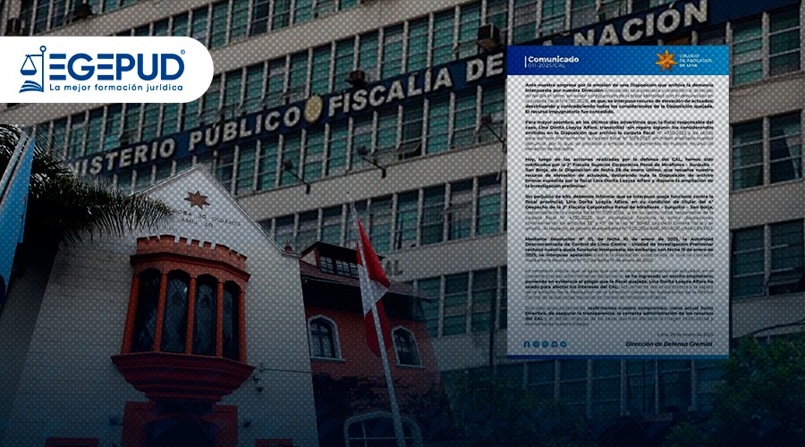 Fiscalía Superior Amplía Investigación contra Exdecano César Bazán por Delitos que Perjudican al CAL