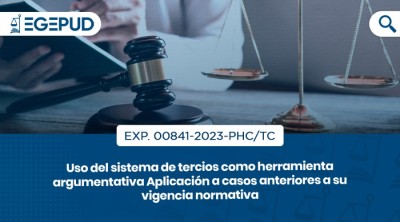 Uso del sistema de tercios como herramienta argumentativa Aplicación a casos anteriores a su vigencia normativa